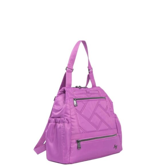 Lug Skyhop Convertible Backpack Acai Berry - Picture 2 of 11